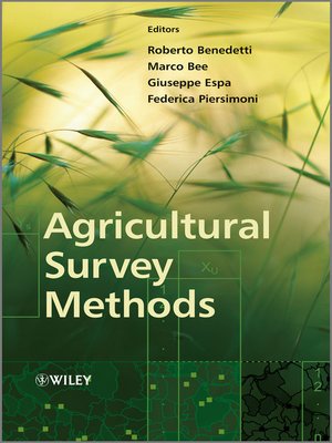 cover image of Agricultural Survey Methods